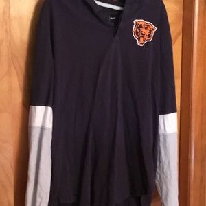 Nike Chicago Bears Long  Sleeve Hoodie/Mens 3X